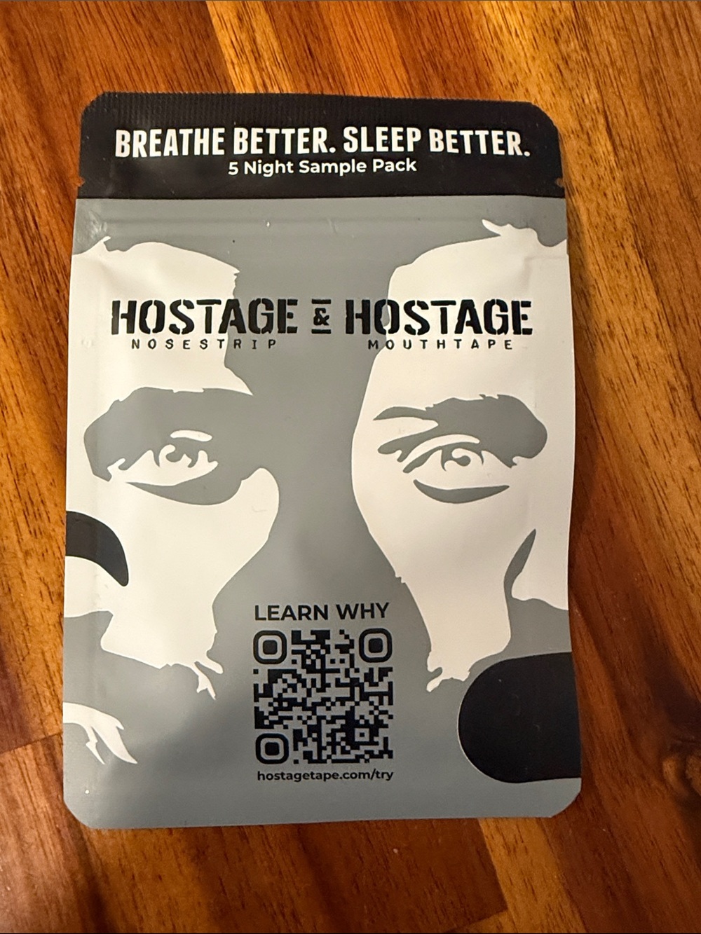 Hostage Mouthtape NoseStrip 5-Night Sample Pack